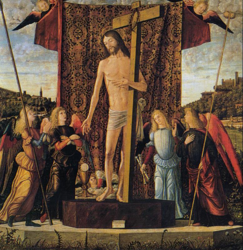 Christ between Four Angels, Vittore Carpaccio